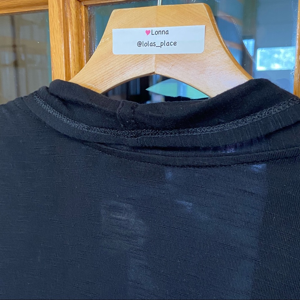 APT 9 Cute Black Knit Jacket/Sweater - Picture 3 of 8